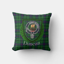 Duncan Schotse Clan Tartan en Wapen