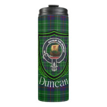 Duncan Schotse Clan Tartan & Wapen