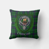 Duncan Scottish Clan Tartan and Crest Kussen (Achterkant)