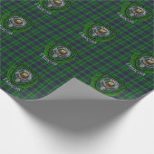 Duncan Scottish Clan Tartan & Crest Cadeaupapier (Hoek)