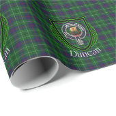 Duncan Scottish Clan Tartan & Crest Cadeaupapier (Rol Hoek)