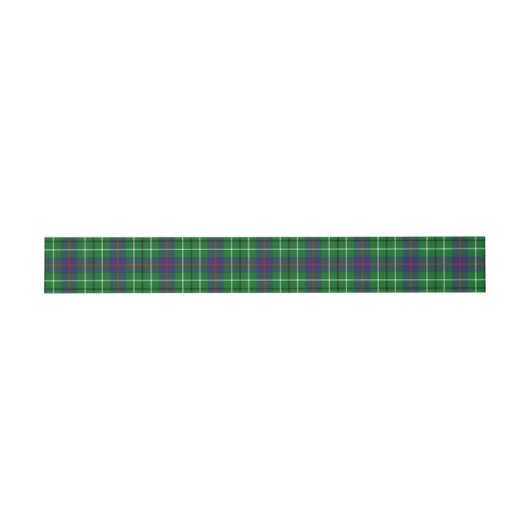 Duncan Scottish Tartan Belly Band Uitnodigingen Wikkel (Vlak)