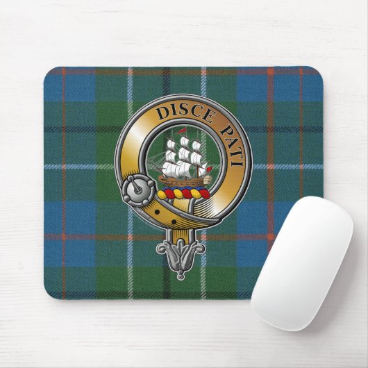 Duncan Tartan & Badge Muismat (Met muis)