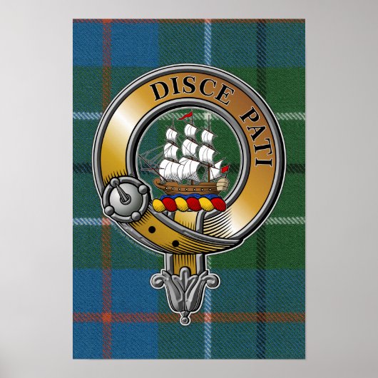 Duncan Tartan & Badge Poster (Voorkant)