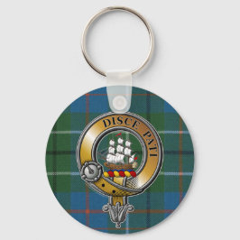 Duncan Tartan & Badge Sleutelhanger