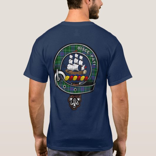 Duncan Tartan Clan Badge T-shirt (Achterkant)