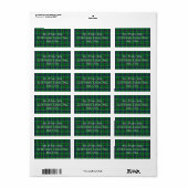 Duncan Tartan Label (Full Sheet)