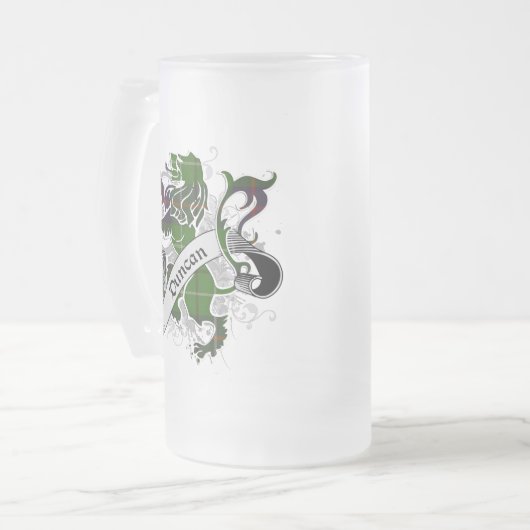 Duncan Tartan Lion Matglas Bierpul (Voorkant links)