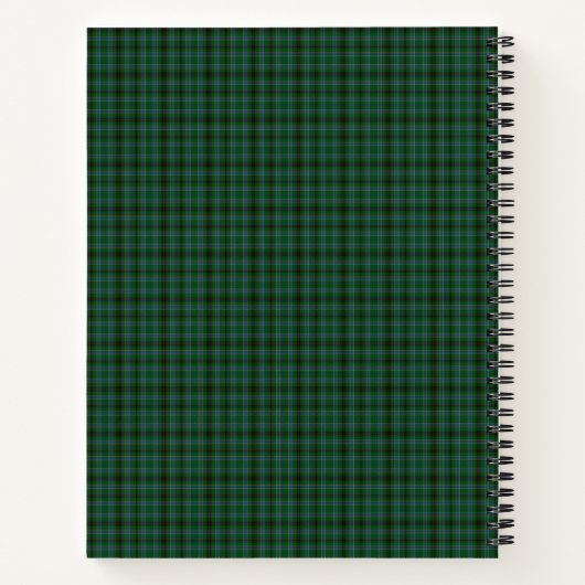 Duncan Tartan Monogram D Notitieboek (Achterkant)