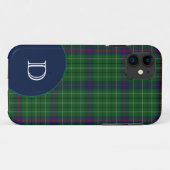 Duncan Tartan Plaid Monogram iPhone 5S Hoesje (Achterkant (horizontaal))