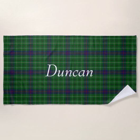 Duncan Tartan Pset Beach Towel Strandlaken (Voorkant)