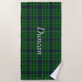 Duncan Tartan Pset Beach Towel Strandlaken (Voorkant)