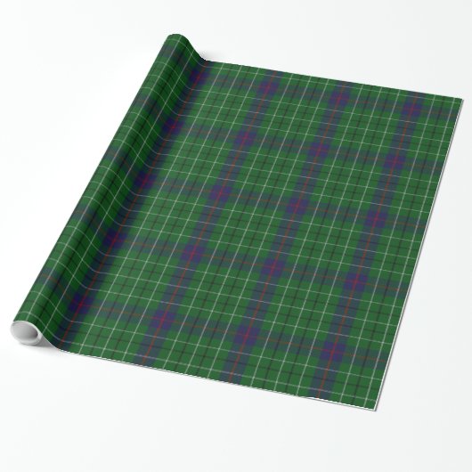 Duncan Tartan Pset Wrapping Paper Cadeaupapier (Uitgerold)