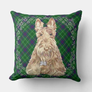 Duncan Tartan Schotse Terriër Kussen