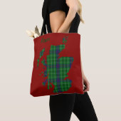 Duncan Tartan Scotland Map Tote Bag (Dichtbij)