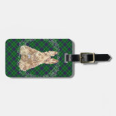 Duncan Tartan Scottie Bagagelabel (Voorkant horizontaal)