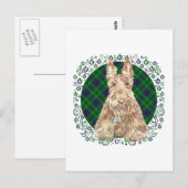 Duncan Tartan Scottie Briefkaart (Voorkant / Achterkant)