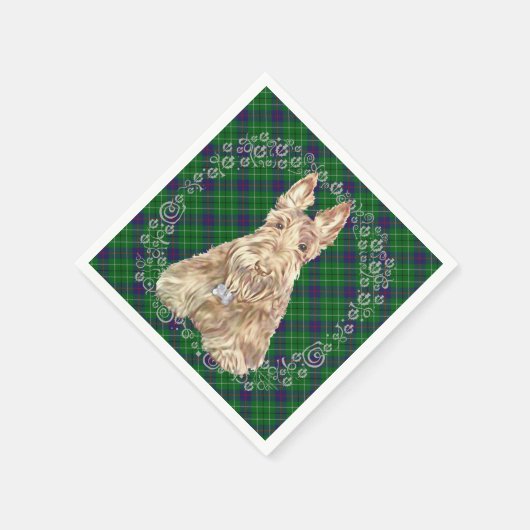Duncan Tartan Scottie Servetten (Hoek)