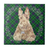 Duncan Tartan Scottie Tegeltje (Voorkant)