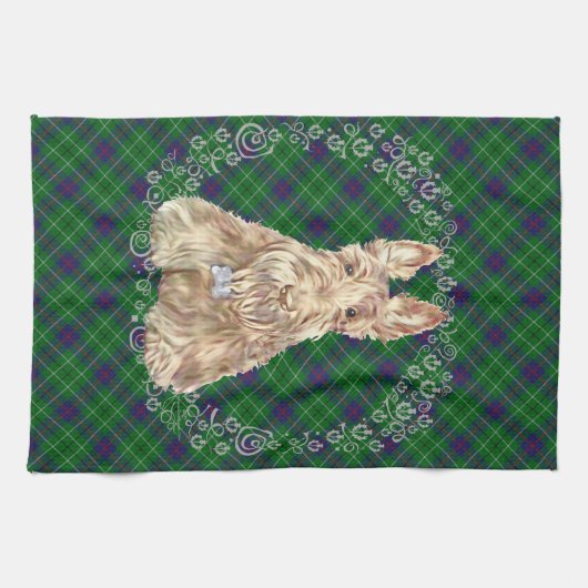 Duncan Tartan Scottie Theedoek (Horizontaal)