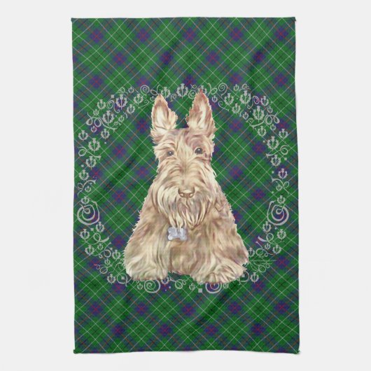 Duncan Tartan Scottie Theedoek (Verticaal)