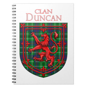 Duncan Tartan Scottish Play Lion Rampant Notitieboek