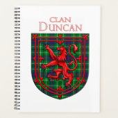 Duncan Tartan Scottish Play Lion Rampant Planner (Voorkant)