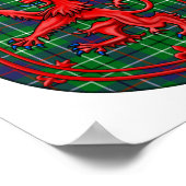Duncan Tartan Scottish Play Lion Rampant Poster (Hoek)