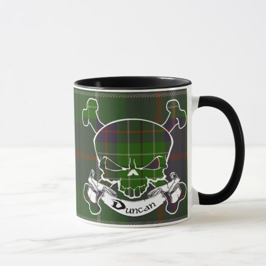 Duncan Tartan Skull Mok (Rechts)