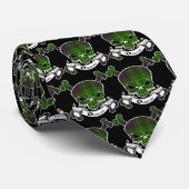 Duncan Tartan Skull Necktie Stropdas (Opgerold)
