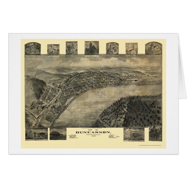 Duncannon, PA Panoramic Map - 1903 (Voorkant Horizontaal)