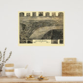 Duncannon, PA Panoramic Map - 1903 Poster (Keuken)