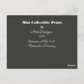 Duncans Mills Barn Mini Collectible Prints Briefkaart (Achterkant)