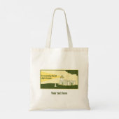 Duncansby Head Lighthouse aan Favorieten toegevoeg Tote Bag (Achterkant)