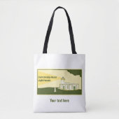 Duncansby Head Lighthouse aan Favorieten toegevoeg Tote Bag (Voorkant)