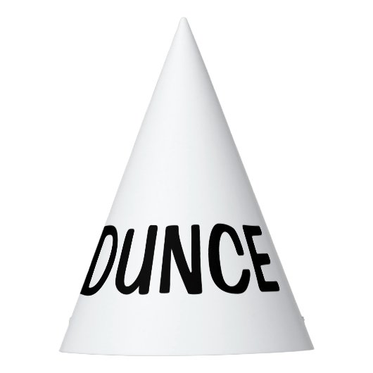 Dunce Pet - DIY aangepaste petten Feesthoedjes (Voorkant)