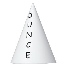 Dunce pet party humor voor verjaardagen of feestda