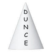 Dunce pet V2.0 humor verjaardagen en feestdagen Feesthoedjes (Voorkant)