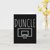 Duncle Fun basketbal oom Kaart (Gele Bloem)