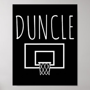 Duncle Fun basketbal oom Poster