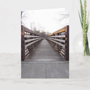 "Dundas Bridge at Sunset" Gefeliciteerde Kaart #2