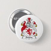 Dundas Family Crest Ronde Button 5,7 Cm (Voorkant /achterkant)