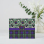 Dundas Scottish tartan Briefkaart (Staand voorkant)