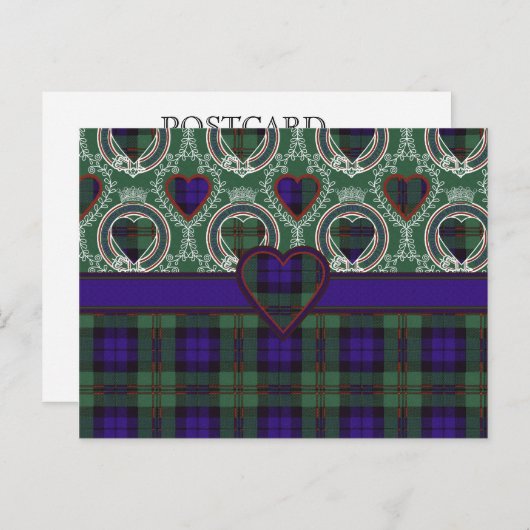 Dundas Scottish tartan Briefkaart (Voorkant / Achterkant)