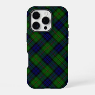 Dundas tartan blauw groen geruit iPhone 16 pro hoesje