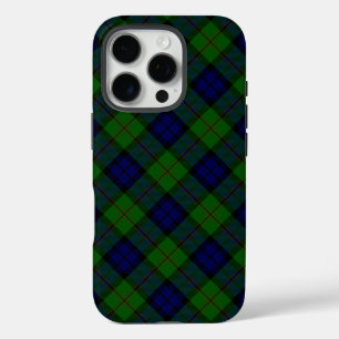 Dundas tartan blue green plaid iPhone 16 pro hoesje