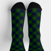 Dundas tartan blue green plaid sokken (Top)