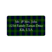 Dundas Tartan Label (Voorkant)