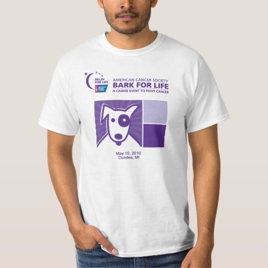DUNDEE Bark voor het leven 2010 T-shirt (Voorkant)