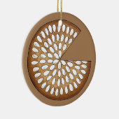 Dundee Cake Scotland Scottish Food Fruit Cake Keramisch Ornament (Rechts)